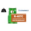 R407C bombola gas refrigerante 5kg