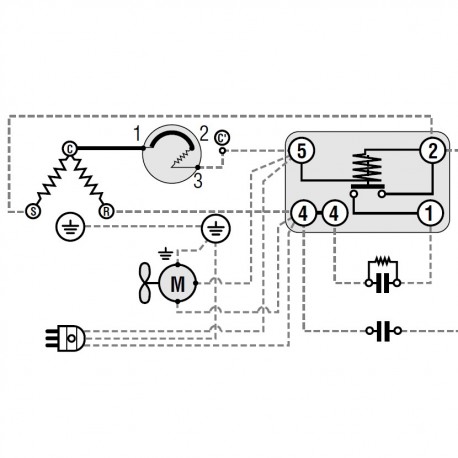 Schema elettrico per NJ9232GK-V CSR BOX, prodotto HVAC categoria 98.