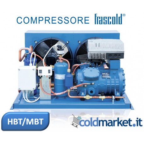 Unità condensatrice S15-52Y a 2 ventole per refrigerazione industriale.