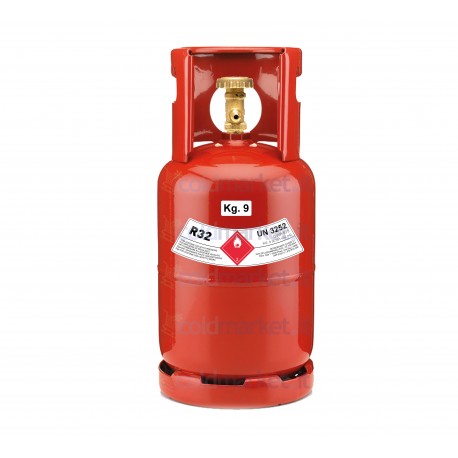 R32 bombola gas refrigerante 9kg