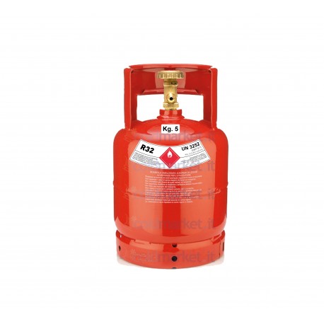 R32 bombola gas refrigerante 5 kg