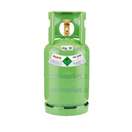 R407C bombola gas refrigerante 10 kg