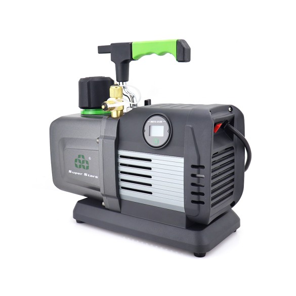 Pompe à vide ST-4BM 127 L/min à double étage sans balais avec électrovanne et vacuomètre