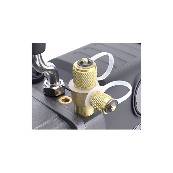 Pompe à Vide ST-4BM 127 L/min Double Étape Brushless avec Vanne Solénoïde et Manomètre