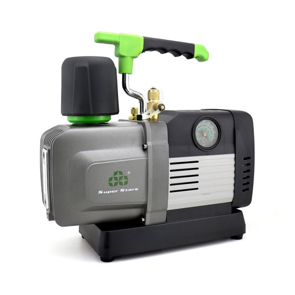 Pompa del vuoto ST-8BM 241 L/min doppio stadio brushless con valvola solenoide e vacuometro