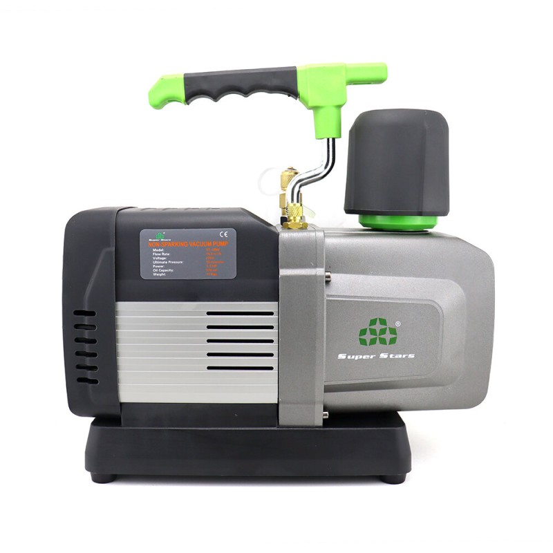 Pompa del vuoto ST-8BM 241 L/min doppio stadio brushless con vacuometro e valvola solenoide