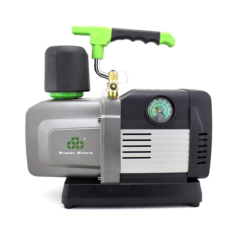 Pompa del vuoto ST-10BM 297 L/min doppio stadio brushless con valvola solenoide e vacuometro