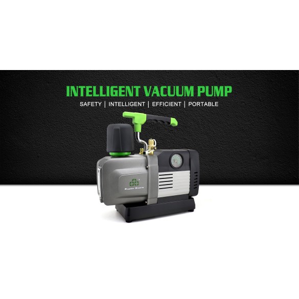 Pompe à vide ST-12BM 340 L/min Double étage Brushless avec électrovanne et vacuomètre