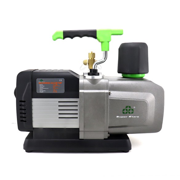 Pompe à vide ST-15BM 425 L/min à double étage sans balais avec électrovanne et vacuomètre