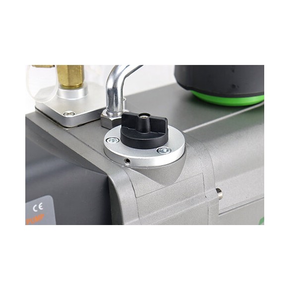 Pompe à vide ST-15BM 425 L/min à double étage sans balais avec électrovanne et vacuomètre