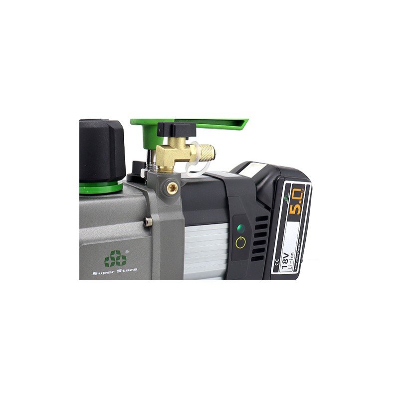 Pompa del vuoto intelligente ST-4BMC 127 L/min doppio stadio motore brushless a batteria.