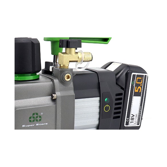 Pompa del vuoto intelligente ST-4BMC 127 L/min doppio stadio motore brushless a batteria.