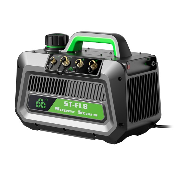 Pompe à Vide ST-FL8 241 L/min Refroidie par Air Double Étape avec Moteur DC