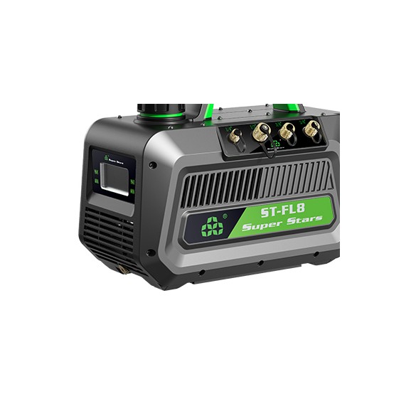 Pompe à Vide ST-FL8 241 L/min Refroidie par Air Double Étape avec Moteur DC