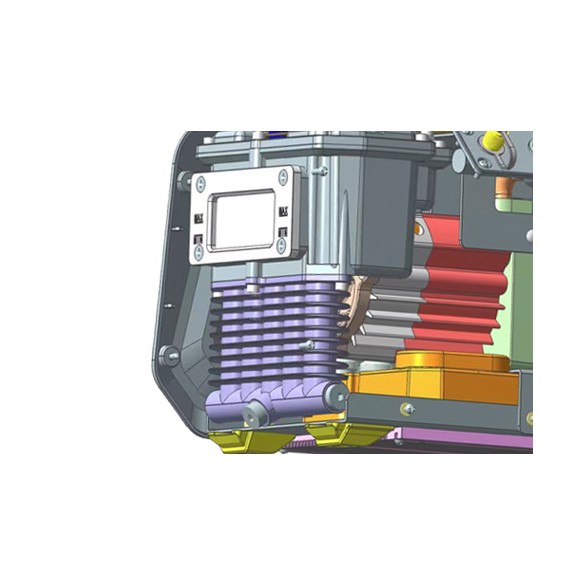 Pompe à Vide ST-FL8 241 L/min Refroidie par Air Double Étape avec Moteur DC
