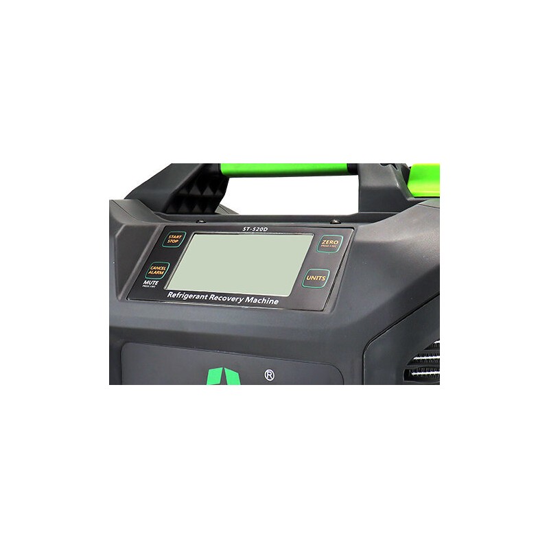 Unità di Recupero Refrigerante Digitale ST-520D con Motore Brushless DC per R32 e altri refrigeranti.