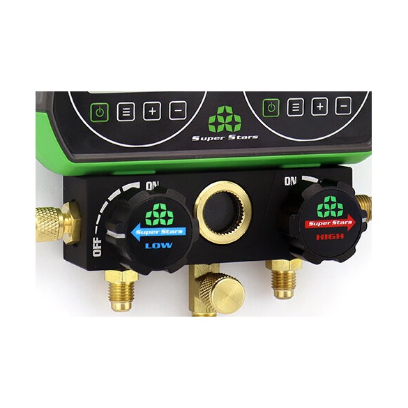 Manometro Digitale ST-B268D 2-Valvole per HVAC/R – Manifold Professionale