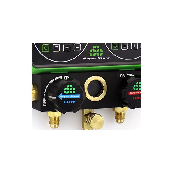 Manomètre Numérique ST-B268D 2-Vannes pour HVAC/R – Manifold Professionnel