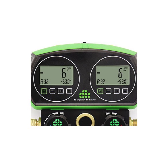 Manometro digitale ST-B268D 2-valvole per HVAC/R, manometer professionale.