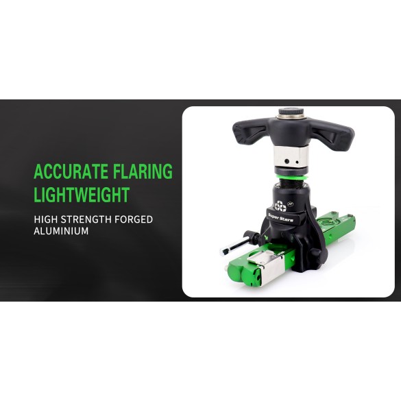 Flangia Tubi a Cricchetto ST-R806FT-L con Tagliatubi e Sbavatore per HVAC.