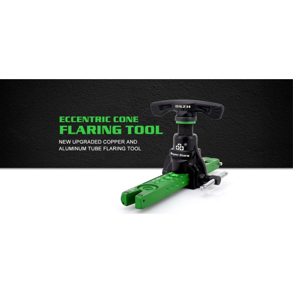 Flangiatubi a cono eccentrico ST-809AM 2 in 1 per HVAC in pollici e millimetri.