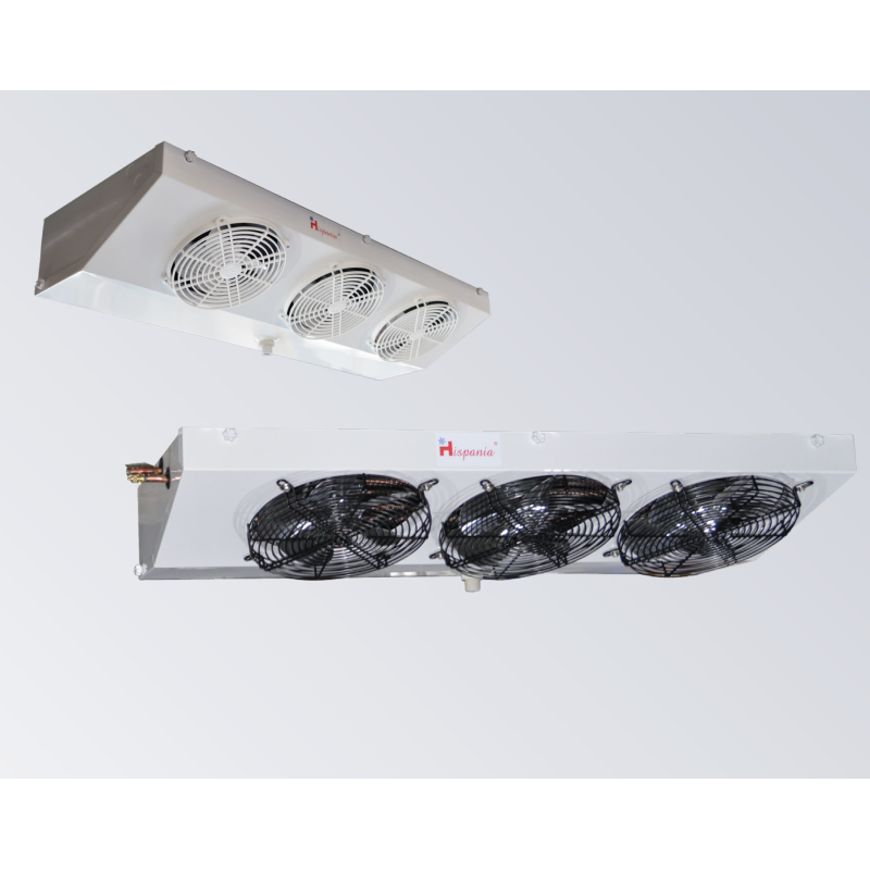 Aeroevaporatore monoflusso SEJ-1D per applicazioni di refrigerazione industriale.