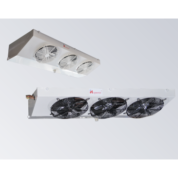 Aeroevaporatore monoflusso HEJ-3D marca [product_brand] per refrigerazione industriale.