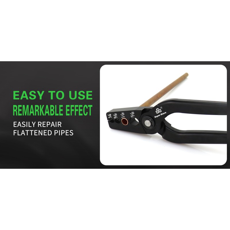 Pinza riparazione tubi ST-301 per impianti HVAC/R, facile da usare e efficace.