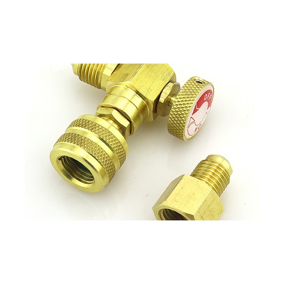 Rubinetto premivalvola rapido ST-VB3 F-5/16″ × M-5/16″ per HVAC/R industriale