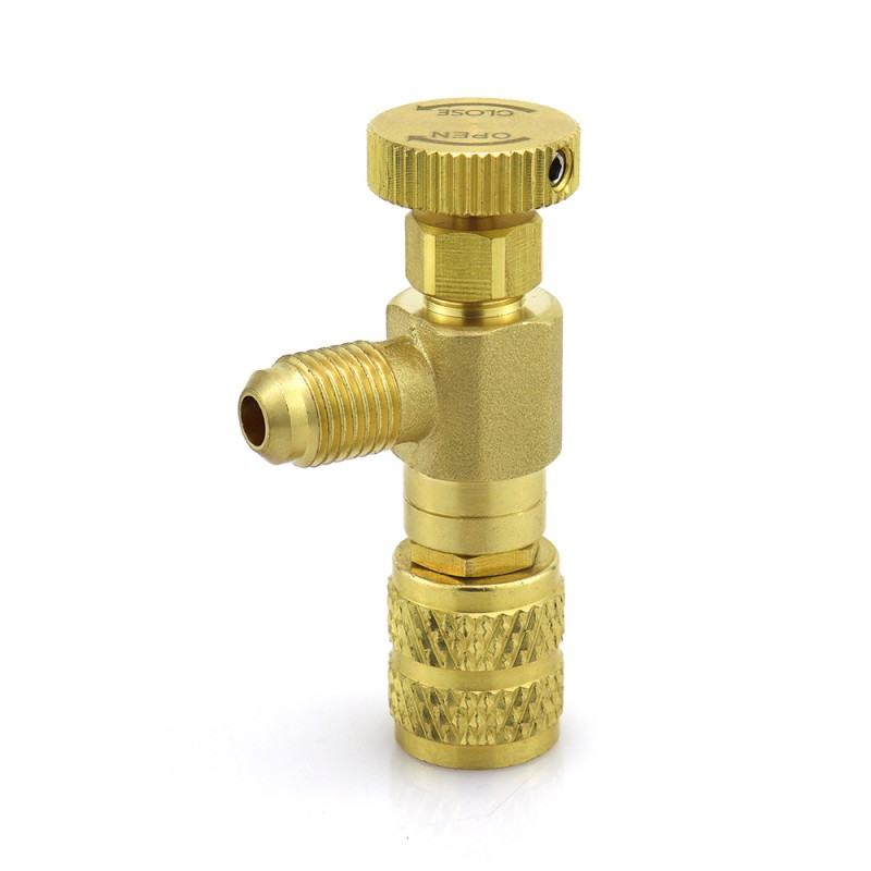 Rubinetto premivalvola ST-VC3 F-5/16″ SAE per carica refrigerante HVAC/R