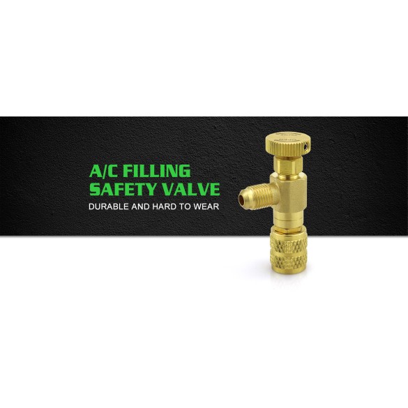 Rubinetto Premivalvola ST-VC4 F-5/16″ × M-5/16″ per applicazioni HVAC/R