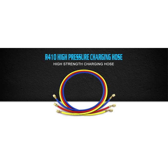 Set de 3 Tubes de Recharge de Réfrigérant CT-372-RYB-P 180 cm 1/4″ SAE – HVAC/R