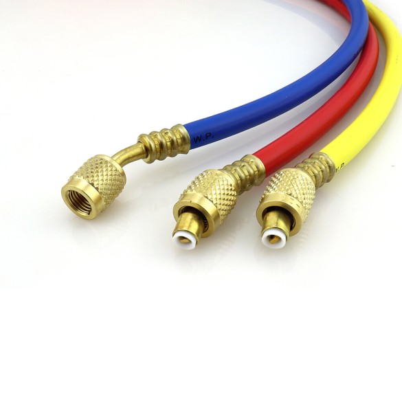 Set de 3 Tubes de Recharge de Réfrigérant CT-360-RYB-H 150 cm 1/4″ × 5/16″ SAE – HVAC/R