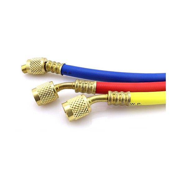 Set de 3 Tubes de Recharge de Réfrigérant CT-372-RYB-H 180 cm 1/4″ × 5/16″ SAE – HVAC/R
