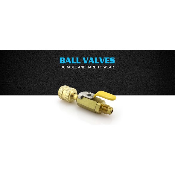 Valvola rubinetto BV04 F-5/16″ SAE per impianti HVAC/R industriali.