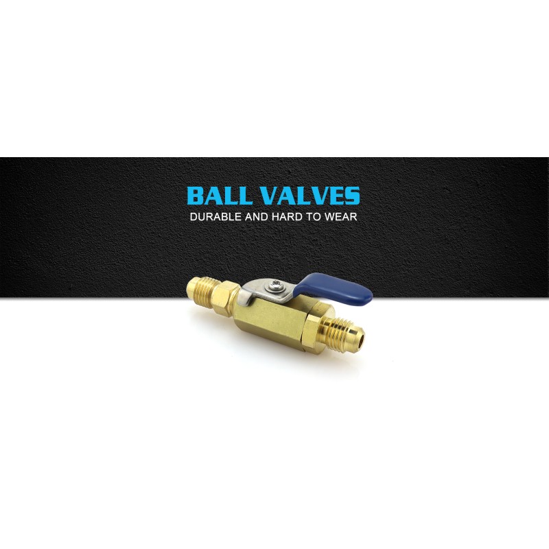 Valvola rubinetto BVM01 M-1/4″ SAE per sistemi HVAC e refrigerazione industriale.