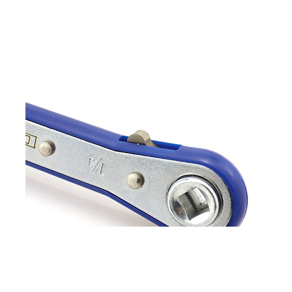 Chiave a cricchetto CT-122 con 4 attacchi quadri per utensili HVAC/R.