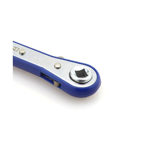 Clé à Cliquet CT-122 avec 4 Embouts Carrés – Outil HVAC/R