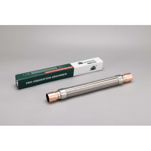 Antivibrant pour Réfrigération VAF-038-10 Hongsen Ø 10 mm - 3/8” Acier Inox SUS316L
