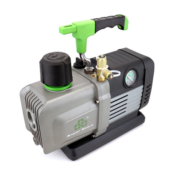 Pompe à Vide ST-4BM 127 L/min Double Étape Brushless avec Vanne Solénoïde et Manomètre